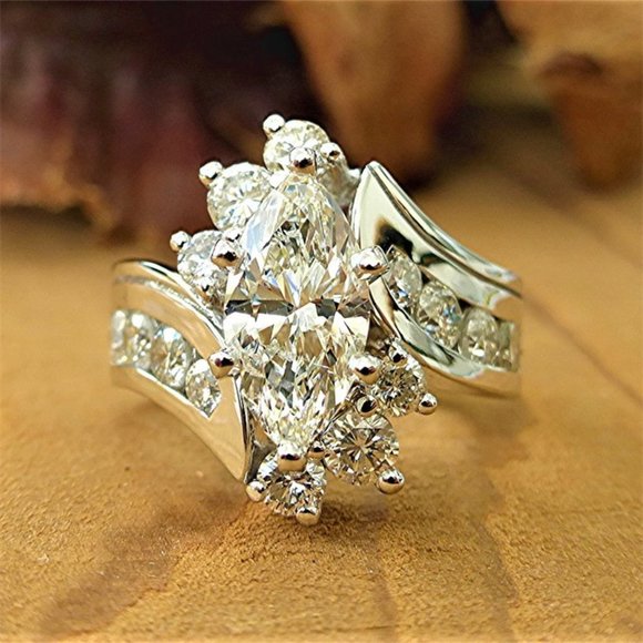 🔥 Fancy New Arrival Elegant CZ Women Accessories Ring, GPMB1524 - Picture 1 of 5